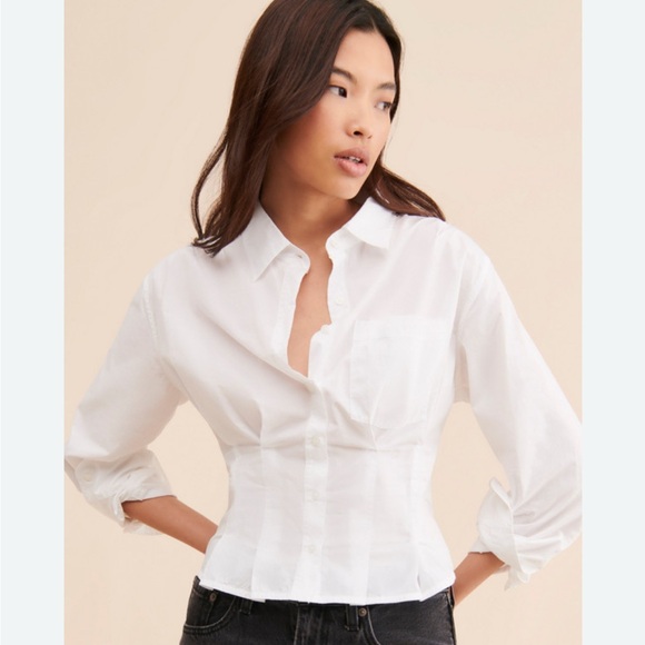 NWT Citizens of Humanity Francis Corset Shirt - Picture 1 of 5